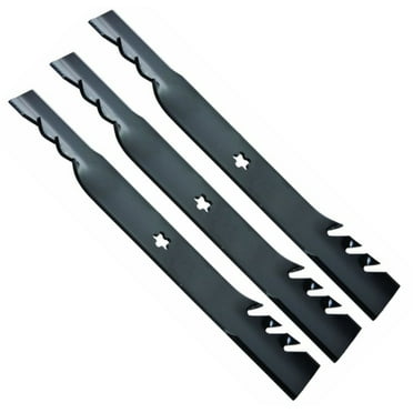 Details about   3 Gator Toothed Mulching Mower Blades for Husqvarna 532187255 532187256 54" Deck